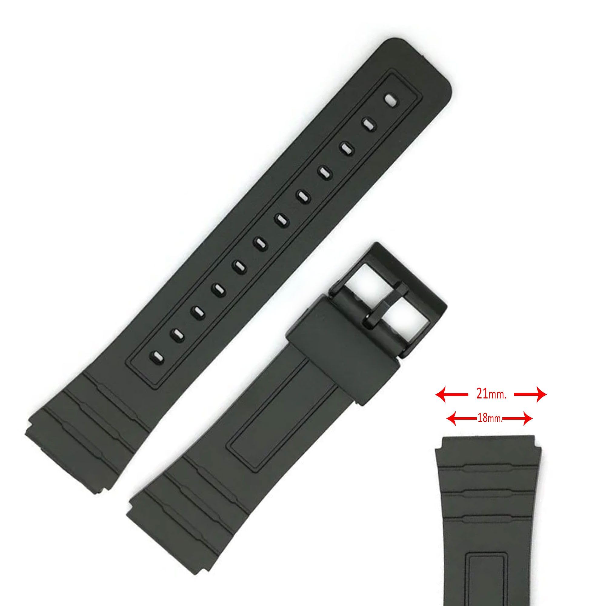 Pasek do zegarka Casio F-91W F-105 F-106W 18mm