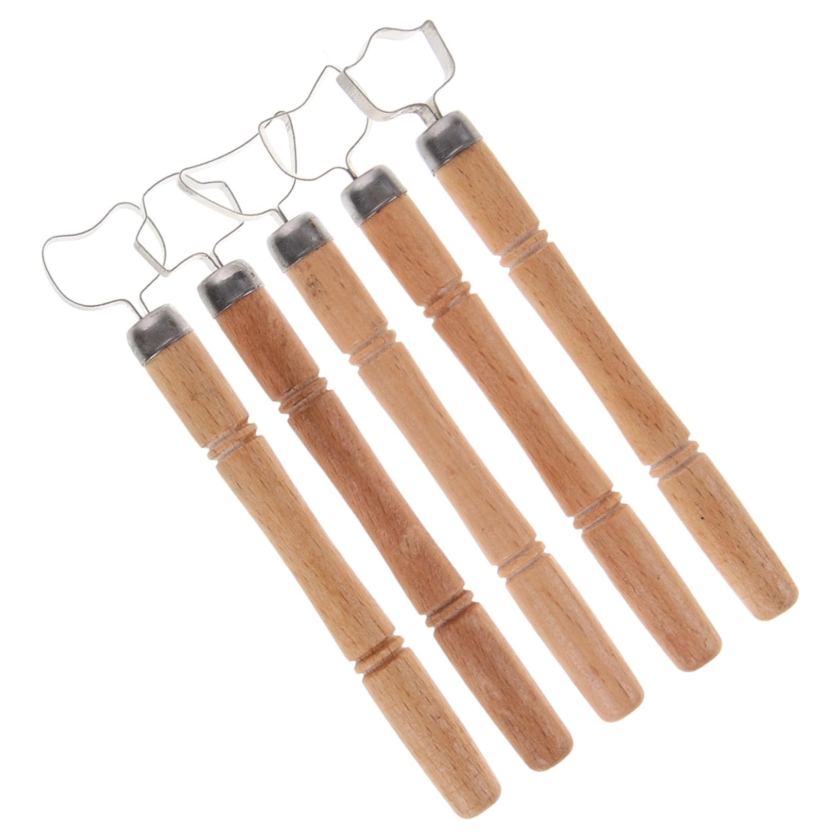 OSALADI 4 Set Strumenti Artigianali in Argilla Polimerica Strumento per Intagliare L'argilla Ceramica Utensili Strumento di Scultura di Argilla Strumenti di Modellazione caffè 5 Pezzi * 4