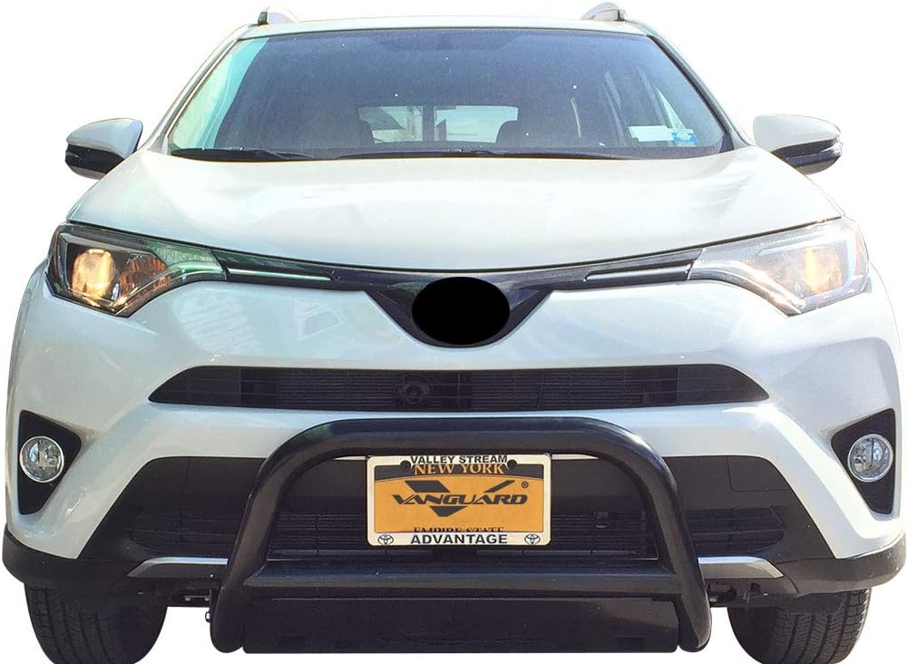 Vanguard Black Powdercoat Classic Bull Bar | Compatible with 15-17 Lexus NX200T / 15-22 Lexus NX300H / 06-18 Toyota RAV4 (Excludes FSPORT & TRD Models)