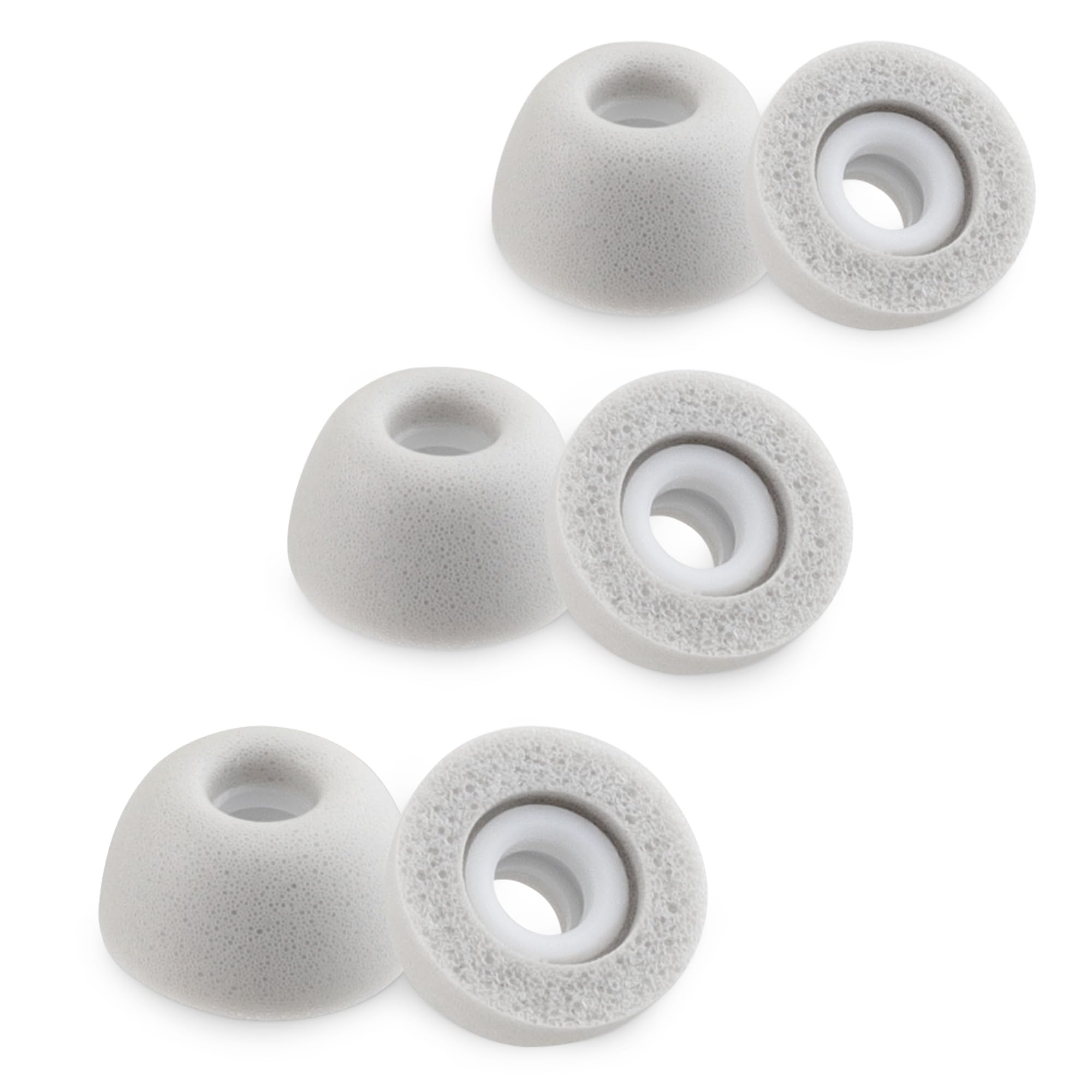NANLANFAN Replacement Foam Ear Tips for JBL Vibe Beam/JBL Vibe 200TWS / JBL Wave Beam Wireless Earbuds, Ultimate Comfort, 3 Pairs (S/M/L, Gray)