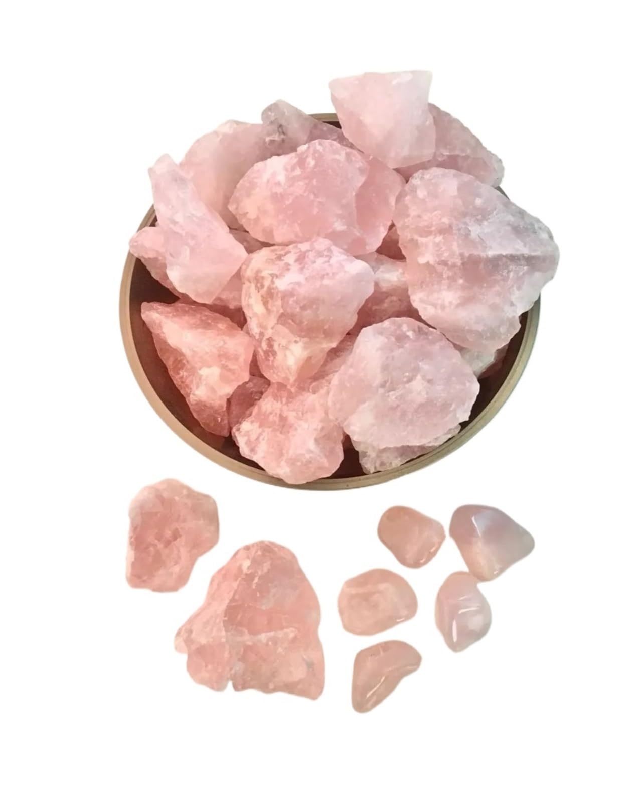 Quartz rose brut 300g pour harmoniser l'ambiance de votre foyer