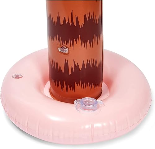 Miniatura 5 de BLUE PANDA Paquete de 3 palmeras inflables para fiesta tropical en la piscina, Luau hawaiano, decoraciones de cumpleaños de verano (35 pulgadas)