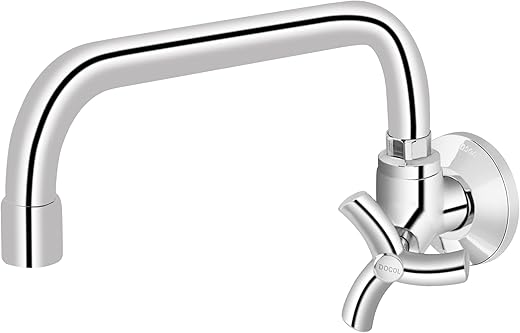 Torneira Cozinha Parede Bica Baixa Dn15(1/2) e Dn20(3/4), Docolprimor, Docol, 00673306, Cromado