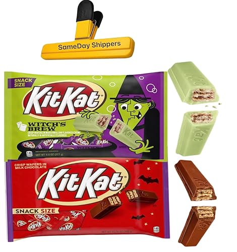 Miniatura 5 de Caramelos de Halloween (paquete de 2 unidades de Kat Kinds) | Tamaño de aperitivo de chocolate con leche Kit Kat y kit Kat Witches Brew Marshmallow