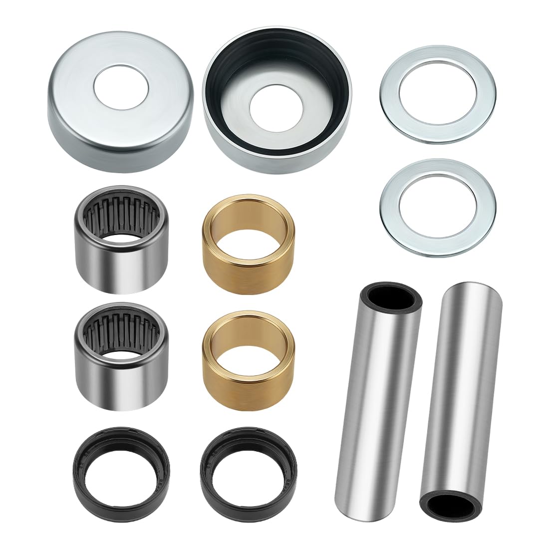 Kit de reconstrucción de rodamiento de brazo oscilante, sello y tapa para Yama-ha YFZ450 2004-2013, YFZ450 Bill Balance Edition 2006-2007, YFZ450 SE 2007-2008