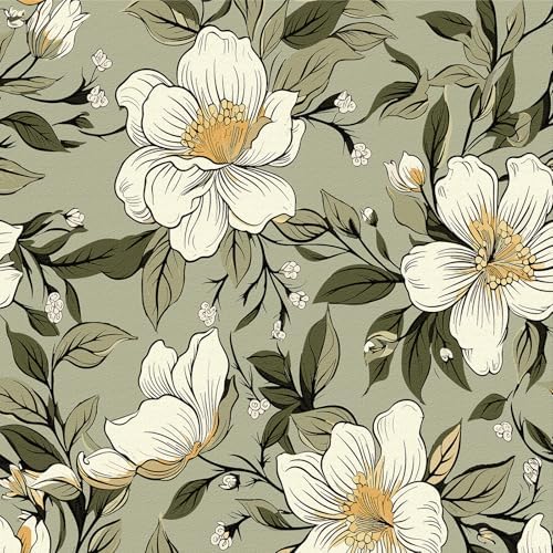 FVQL Set di 2 federe decorative quadrate per divano, 45,7 x 45,7 cm, motivo floreale e farfalle