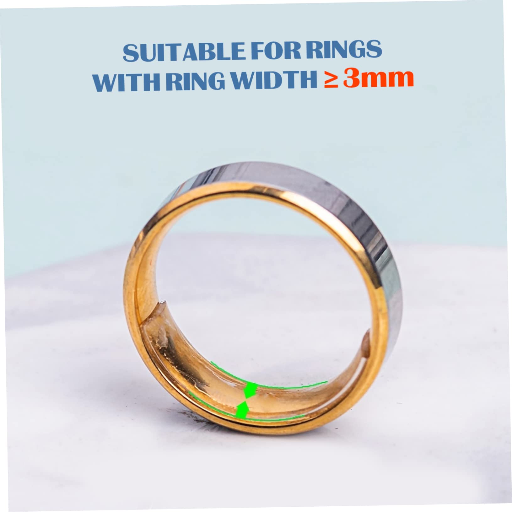 TEHAUX 72blätter Teiliges Aus Ringgrößenverstellern Anpassbare Schmuckstücke Für Lose Ringe Transparente Und Acrylmaterialien Einfache Anwendung Zur Reduzierung Der Ringgröße