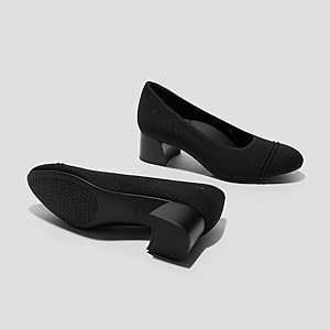 Amazon.com | VIVAIA Julie Arch Pro Stress Free Almond-Toe Chunky