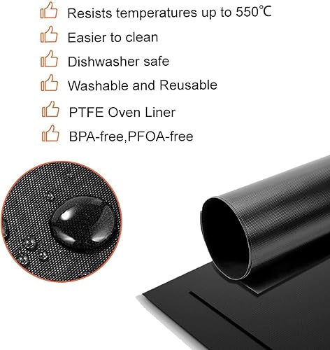 Miniatura 3 de SIUDANGKA Paquete de 4 forros para freidora de aire Cuisinart, horno tostador de convección Cuisinart