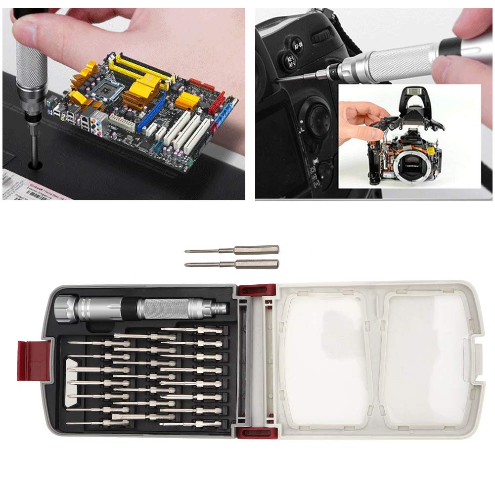 Wkrętak Elektroniki 22 W 1, Ręczny Mały, Dokładny Zestaw Wkrętaków Z 22 Magnetycznymi Końcówkami Wkrętaków S2, Zestaw Narzędzi Wielobitowych Komputera Z Okularami, Laptopa