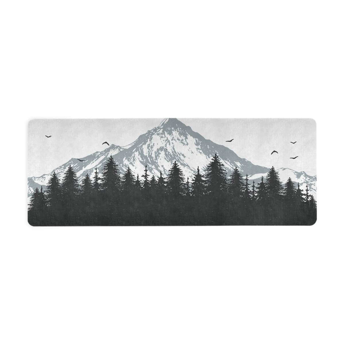 QilmyFantasy Mandala Pattern Yoga Mat, Non-Slip Texture Pro Yoga Mat Eco Friendly Exercise & Workout Mat for Yoga, Pilates and Floor Exercises