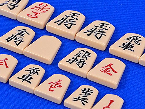Amazon | 将棋 セット 新桂1寸卓上将棋盤セット プラ将棋駒歩心裏朱字