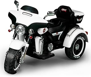 موتوسيكل كهربائي للركوب للأطفال من فانج، لون أبيض، ABM5288