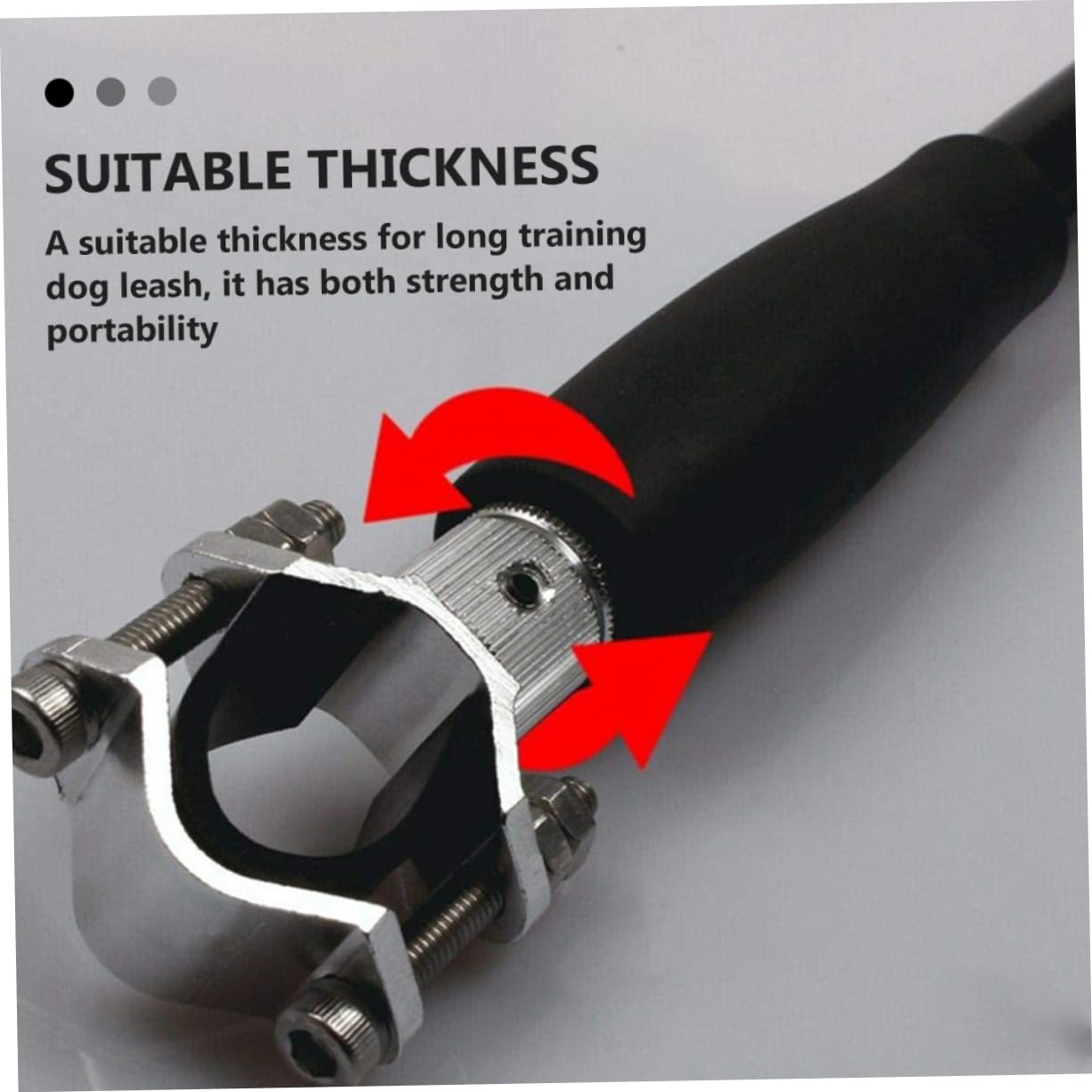 ibasenice Laisse de Traction pour Fixation Accessoire de Randonnée Cyclisme pour Animaux Durable Ajustable