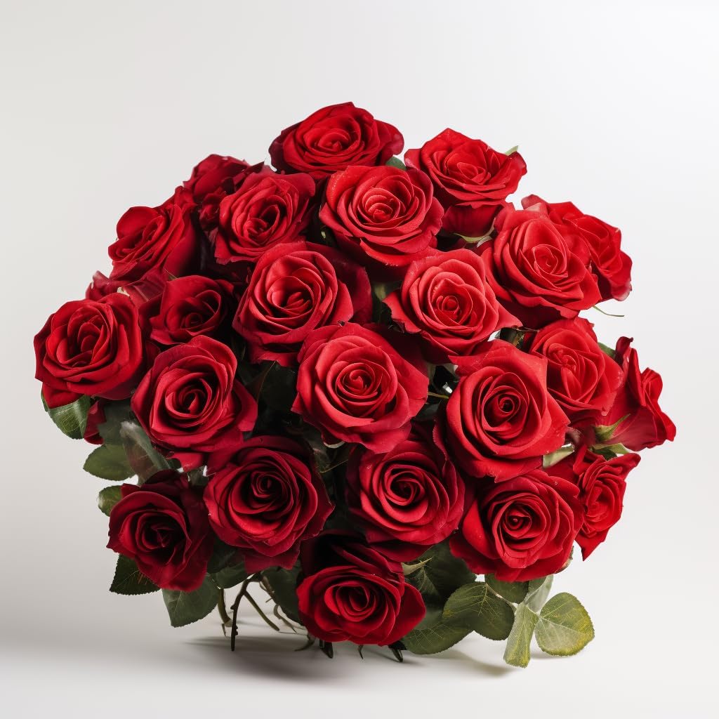 Red Roses- 100 Fresh Flowers