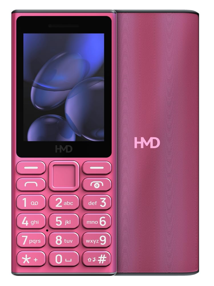 105 4G Keypad Phone with YouTube, Built-in UPI App, Phone Talker, Long-Lasting Battery, Type - C, Wireless FM Radio | Pink