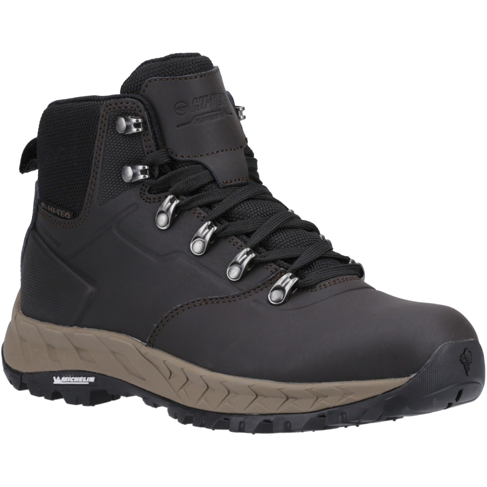 Hi-Tec Altitude VII WP Men's Leather Walking Boots - Chocolate - Size 12