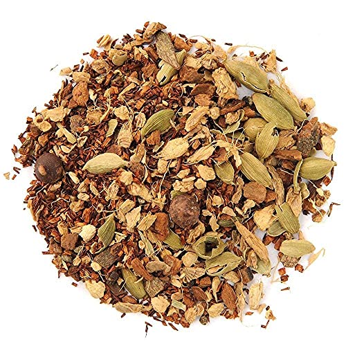 Image of Organic Positively Tea Company, Rooibos Chocolate Chai Tea, Loose Leaf, 4 Ounce