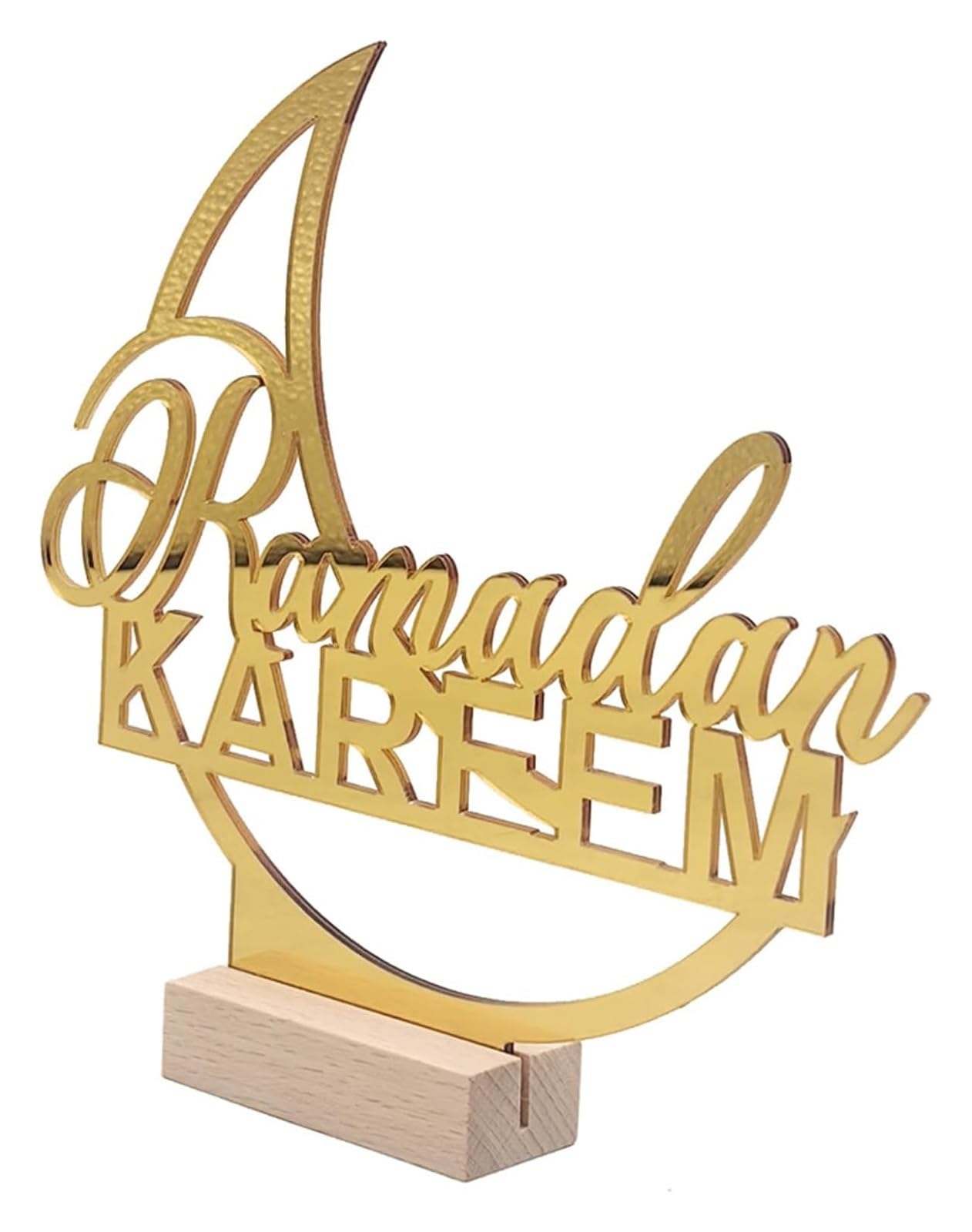 Ptrecniok Ramadan Decorations For Home Table， Ramadans Desktop Ornament Eid Mubaraks Acrylic Table Decoration For Home Celebration Islamics