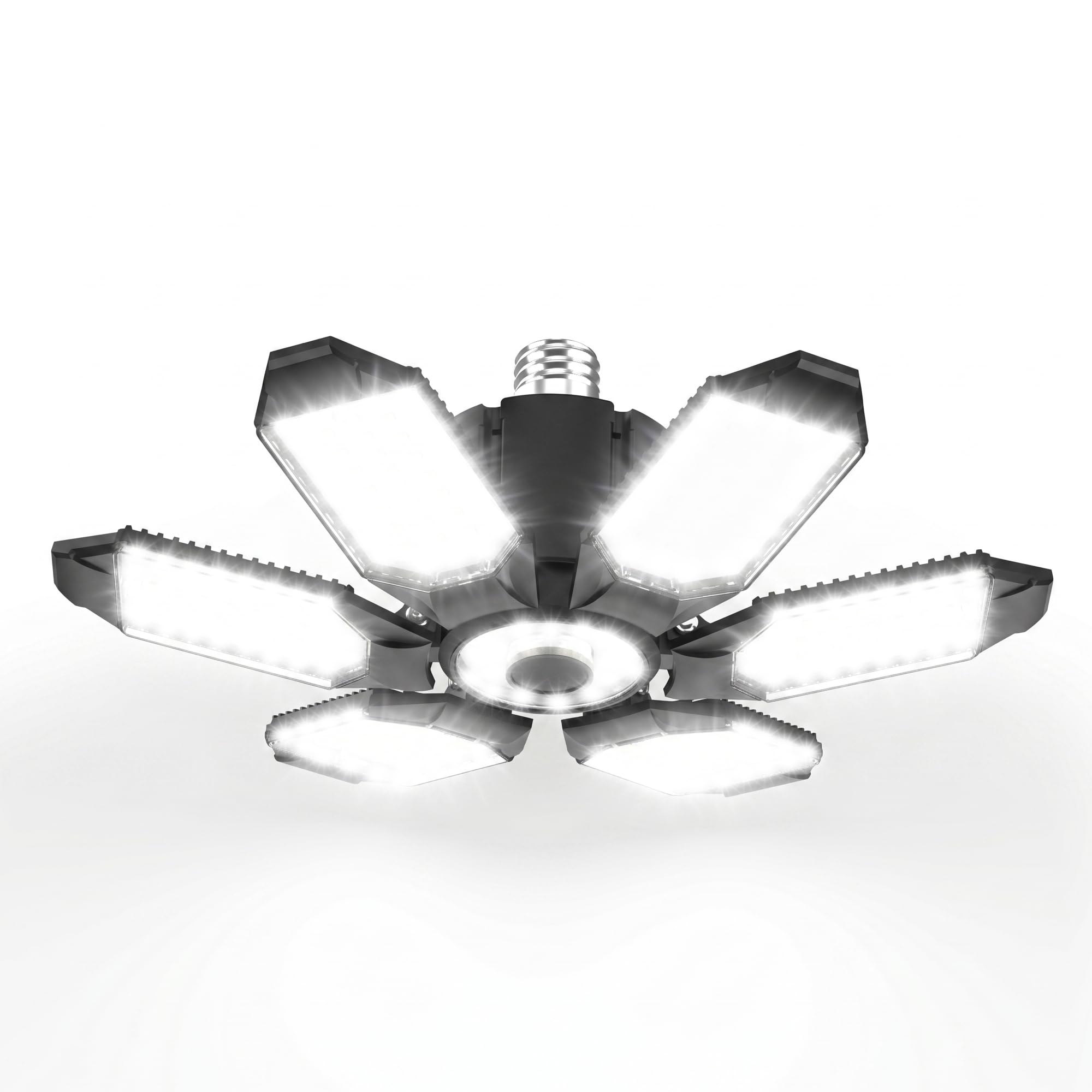 BRAINIAC LED Garage Light Bulb 150W 15000LM Deformable Garage