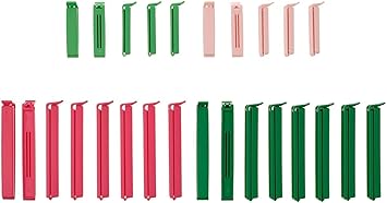 Ikea Bevara Sealing Clips for Food Storage Bags - Pack of 26 Reusable Food Safe Airtight Seal - Ideal for Kitchen and Household - image, photos