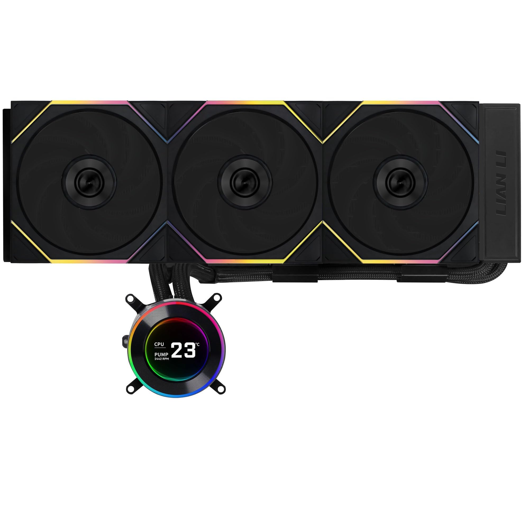 Lian Li Hydroshift Ii LcD-C 360tl Argb Aio Wasserk?hlung - Schwarz, 360mm, 2.1" Lcd (ghs2lcd36tb)