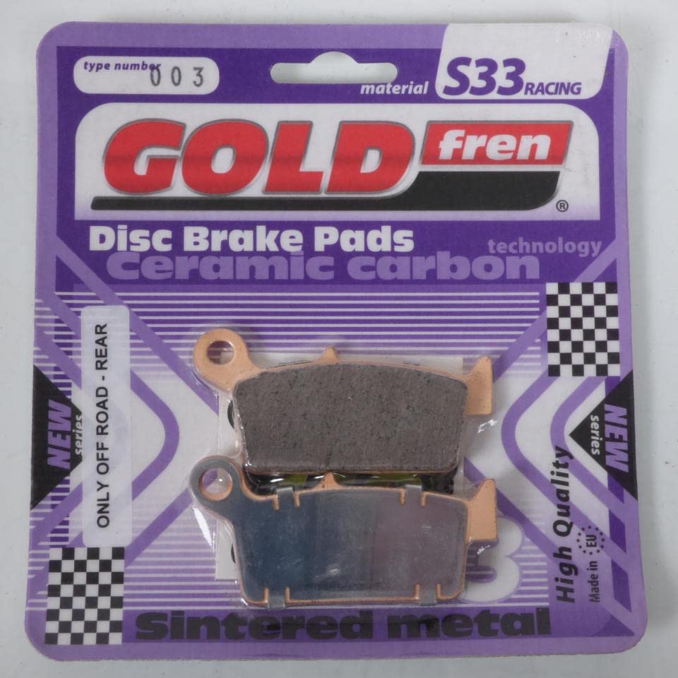 Plaquette de frein Gold Fren Suzuki DR 125 trajets quotidiens sereins