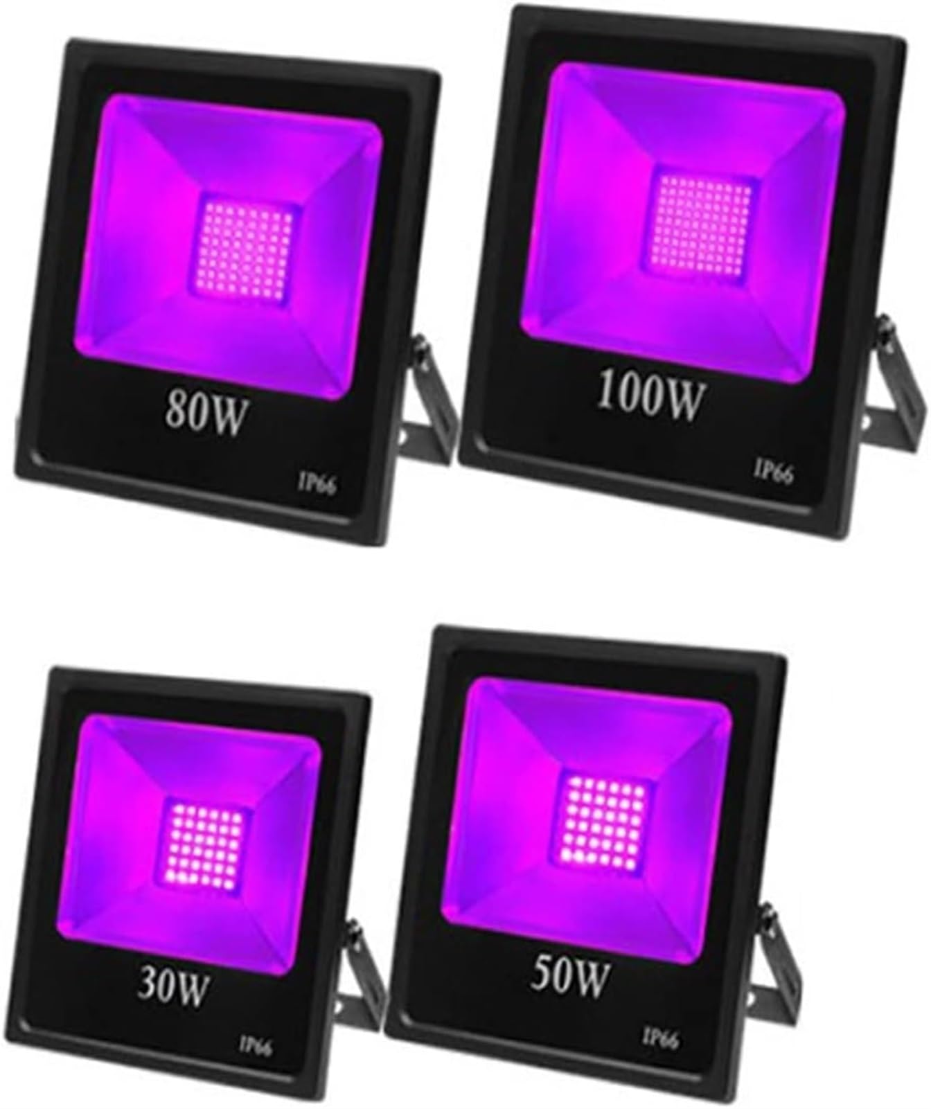 Solarleuchten für den Außenbereich, IP66 Schwarzlicht-Leuchtmittel, leuchten für Geburtstag, Hochzeit, Bühnenbeleuchtung für Garten, Hinterhof, Garage, Eingang (30 W)