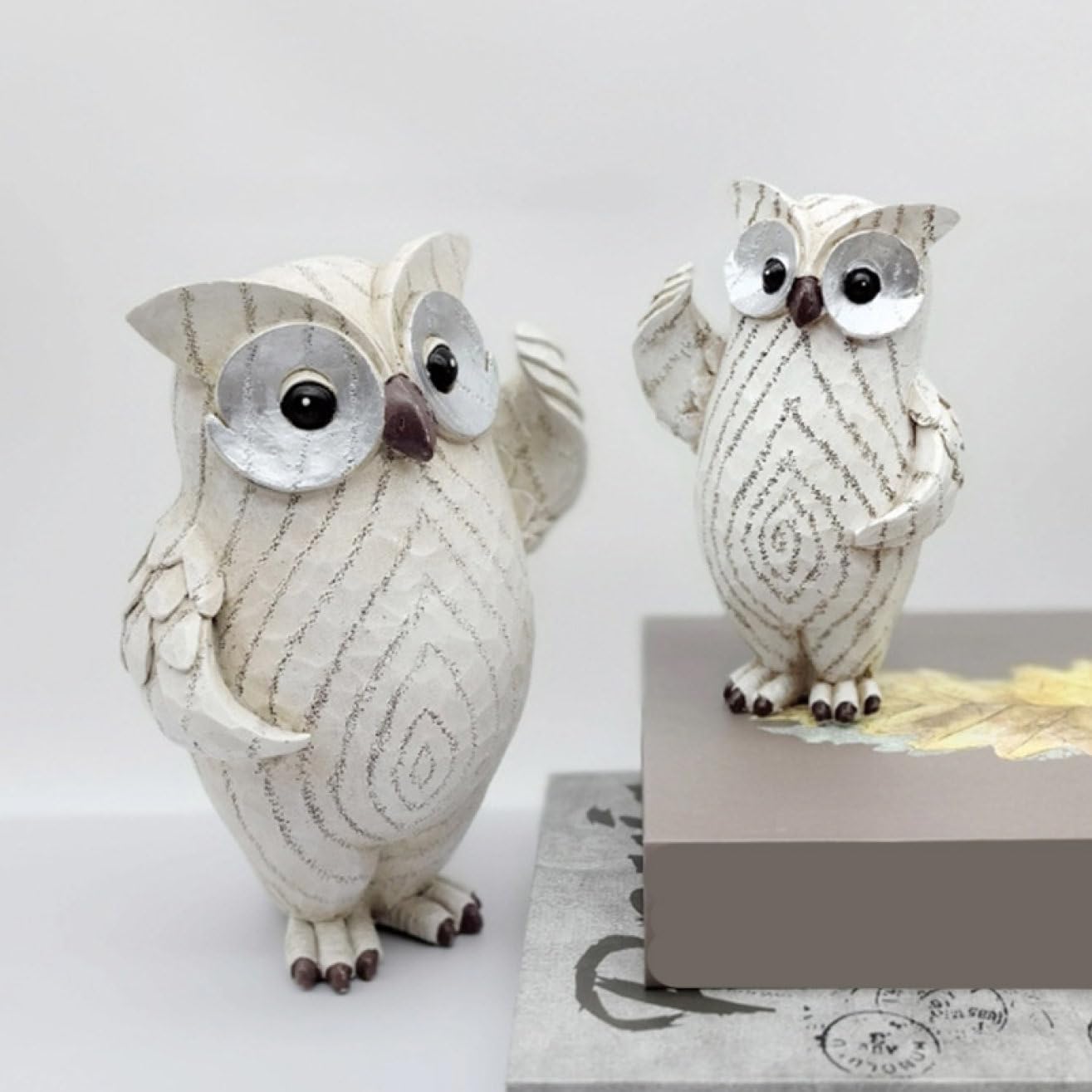 フクロウ オブジェ 置物 Amazon.co.jp: JAnjiaLxY フクロウの置物 