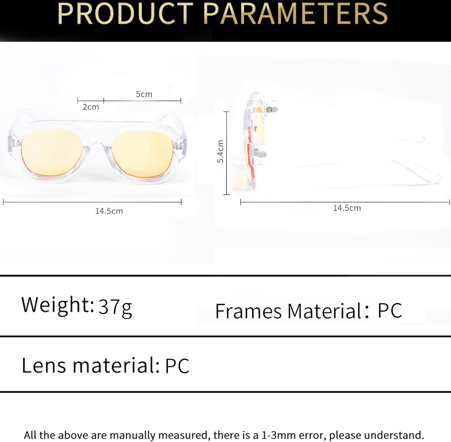 Retro Aviator Sunglasses for Women Square Chic Classic Trendy Fashion Oversized 70s Style Sun Glasses - Image 4