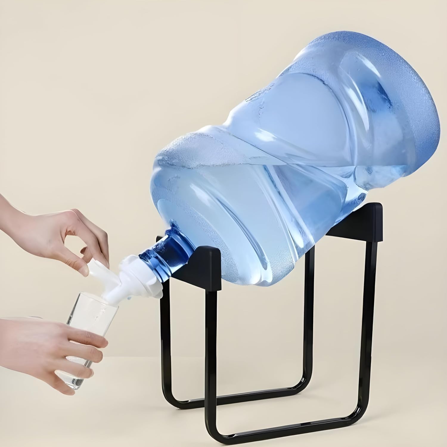 Space Saving Water Storage Solution Portable Rack Bottled Water Holder Gallon Water Bottle Dispenser Stand Rack Stable Support for Water Bucket-image-47