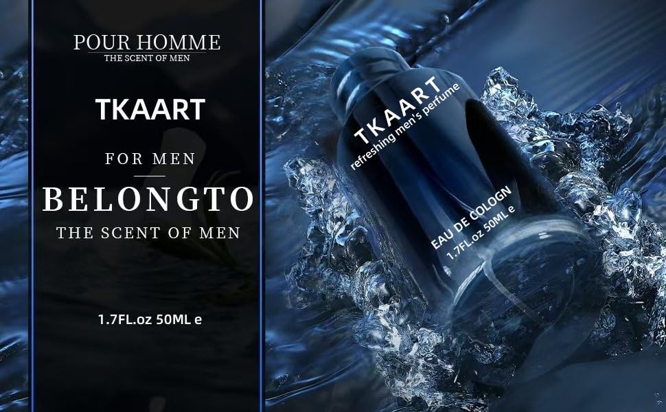TKAART Cologne men's perfume, Eau de Toilette for Men, Fresh and lasting spray perfume lemon pepper base note cedar, Portablecologne for men 50ML (1 Pcs) - Image 5