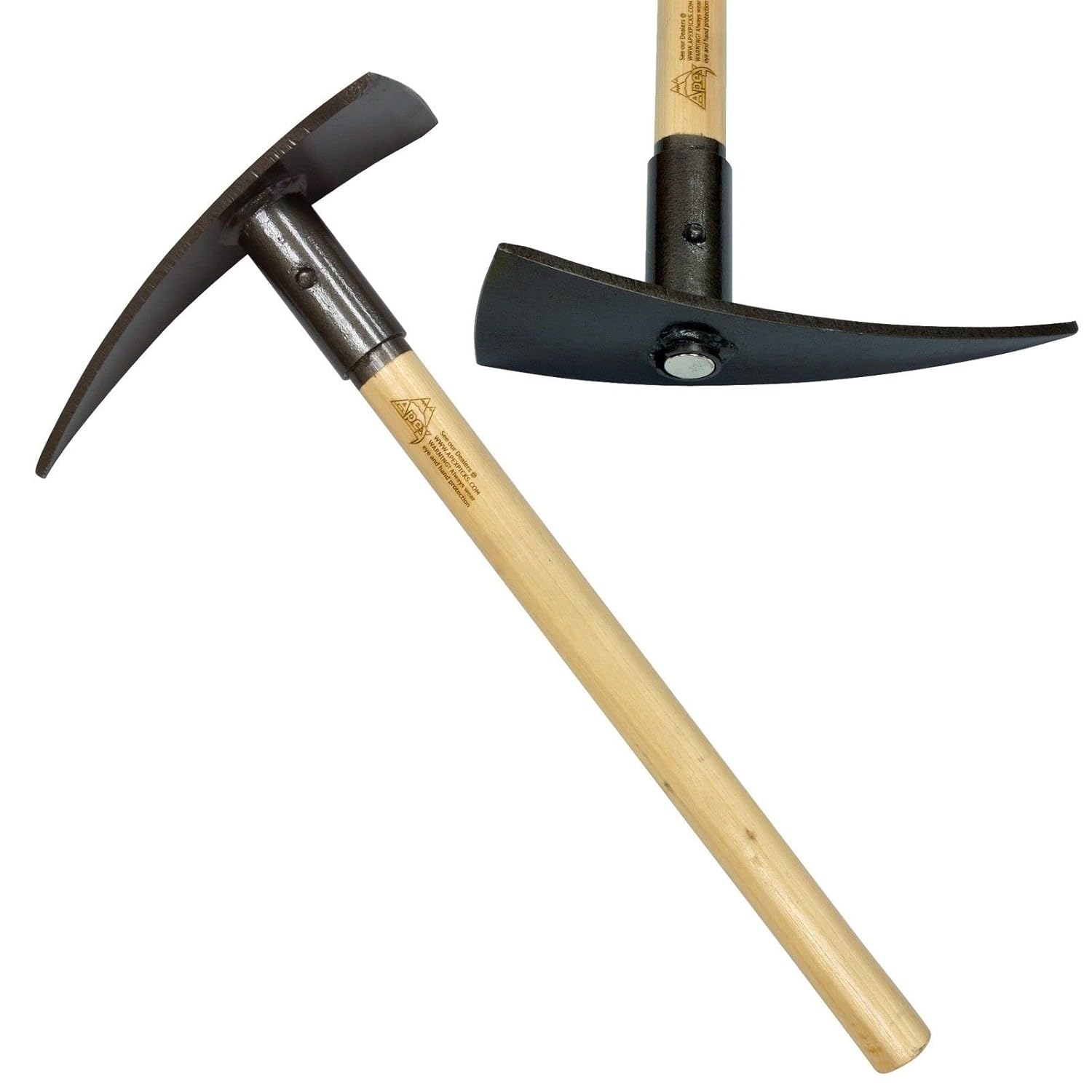 Apex Picks Hickory Handle 24" Length Extreme Gold Pick with One Super Magnet