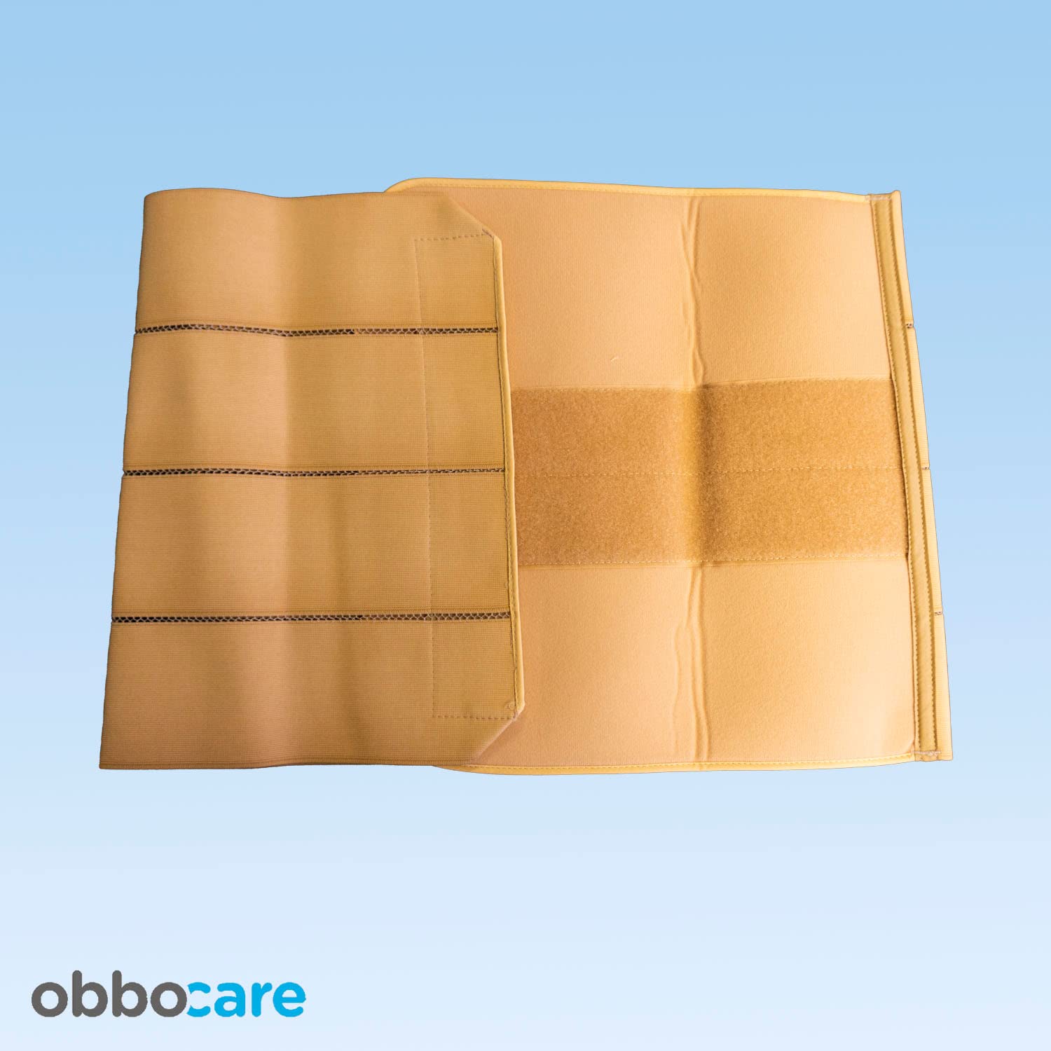 Bandaje Abdominal Standard Con 4 Bandas Elásticas Que Permiten Una Óptima Adaptación A Cada Perfil Anatómico. Color Beige. Talla Xl