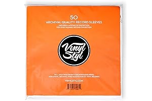 Vinyl Styl 12-Inch Archival Inner Record Sleeves for Vinyl Protection