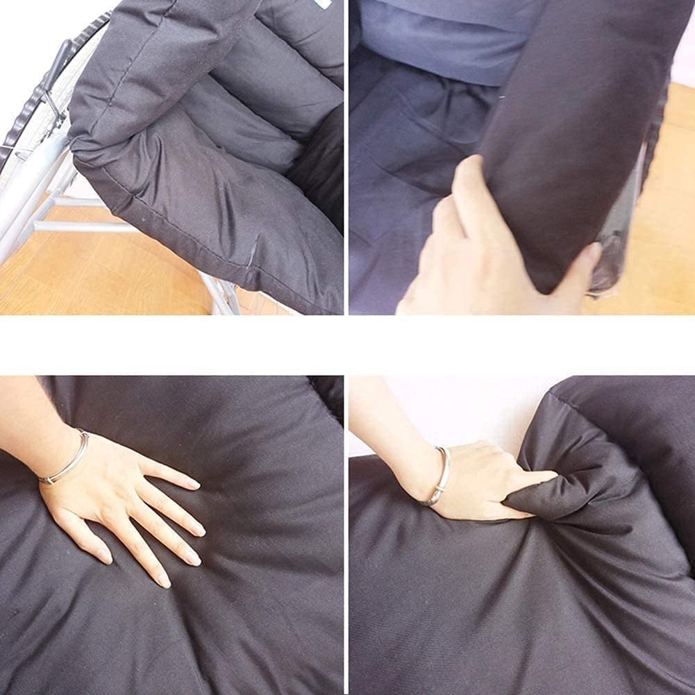 Manta para Silla de Ruedas Asiento para Silla de Ruedas, Transpirable, Silla de Ruedas integrada con Soporte para la Espalda Almohada para Silla de Ruedas, reclinable o Silla lavab