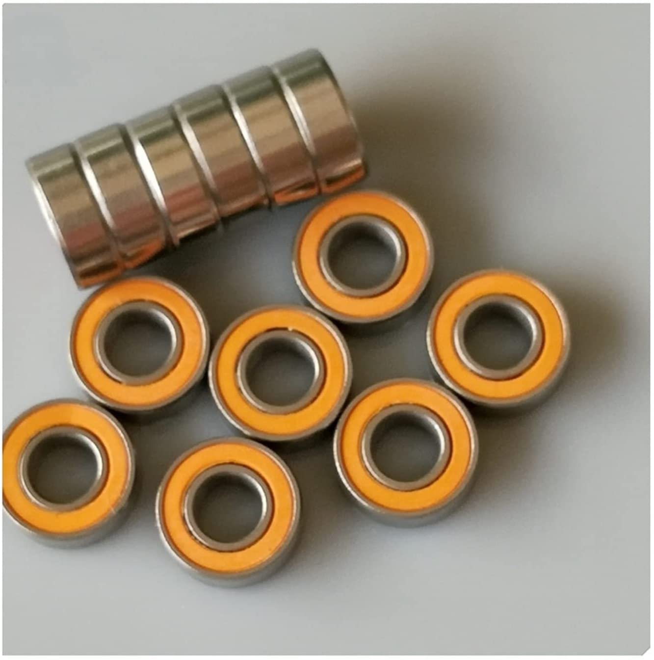 Lot de 4 roulements Hybrides en céramique Acier Inoxydable 3 x 8 mm, Moulinet pêche 10, 5 11