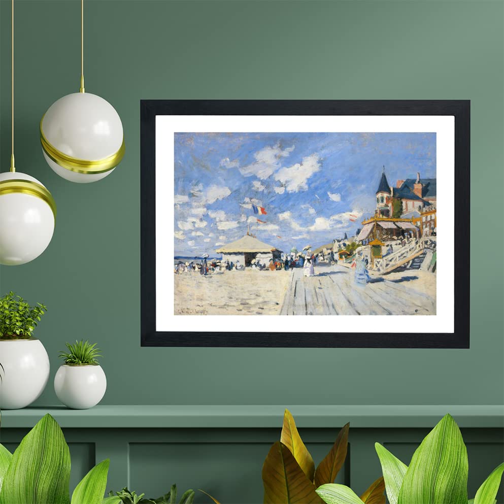 Affiche Claude Monet Trouville encadrée petit format pour mur - 3