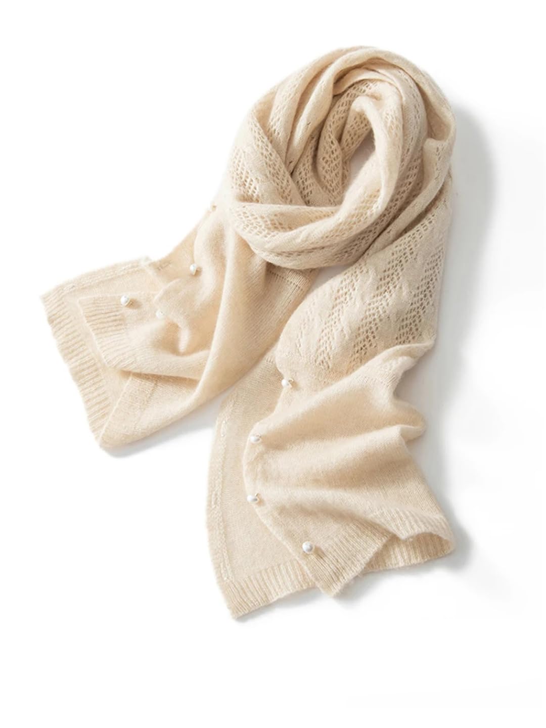 Lmtossey Primavera Autunno Donna Cashmere Sciarpa Solido Caldo Cashere Scialle Knittd Jacquard Neck Wraps