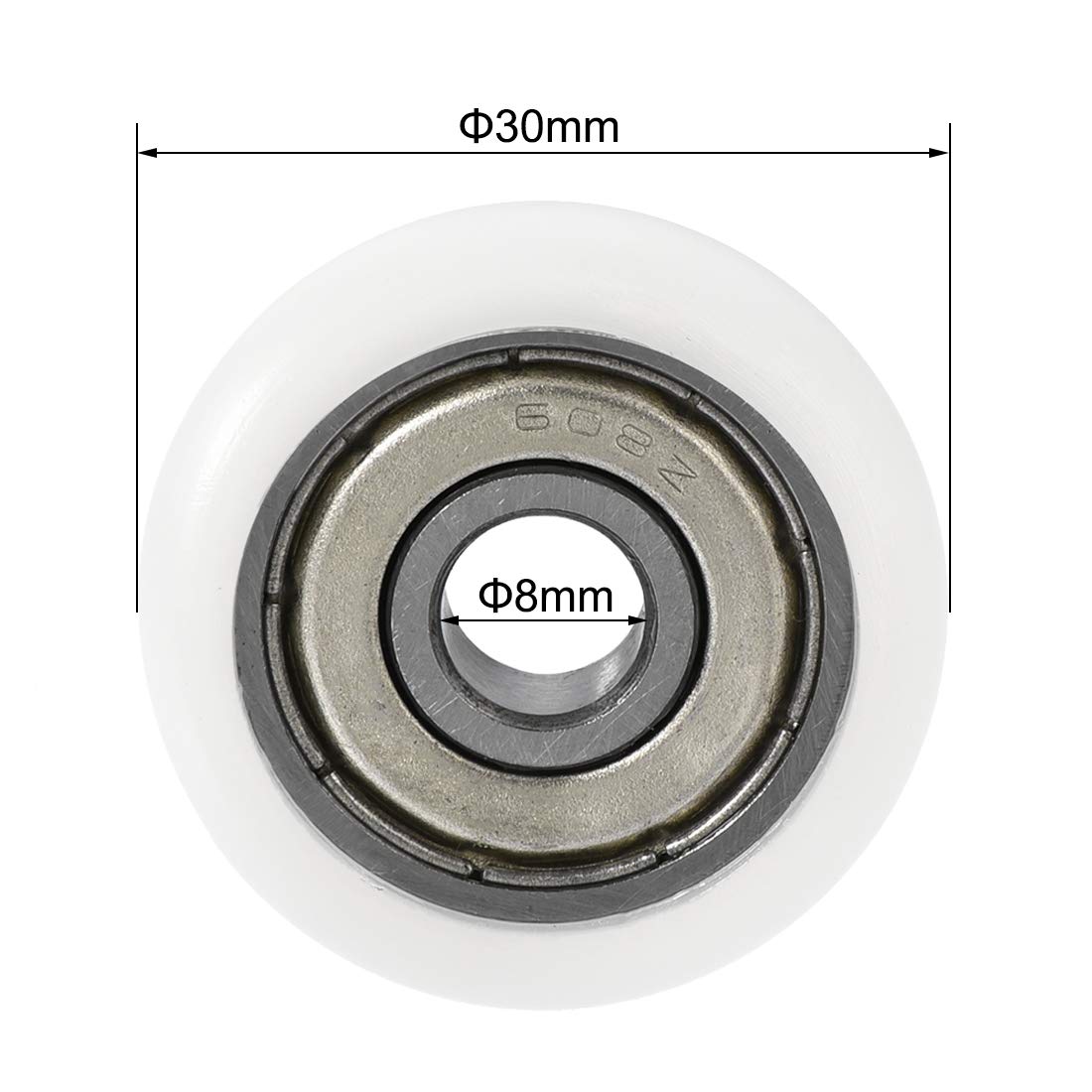 30x 604-ZZ Rillenkugellager – 4x12x4 Mm, Doppelt Metallgeschirmt, Kohlenstoffstahl, P0, Z1, Für Motoren & Getriebe