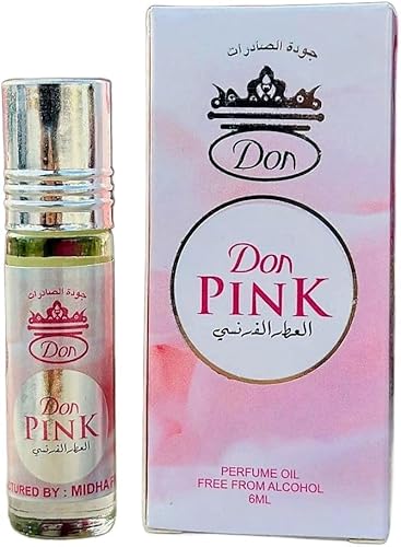 French Dune Perfume Oil - Don | Alcohol Free Fragrance Oil for Unisex - 6ml (Pink)