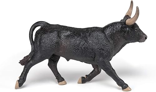 Miniatura 8 de Papo -Pintado a mano - Figurine -Farmyard Friends -Camargue Bull -51182 - Coleccionable - para niños - Adecuado para niños y niñas - a partir de 3