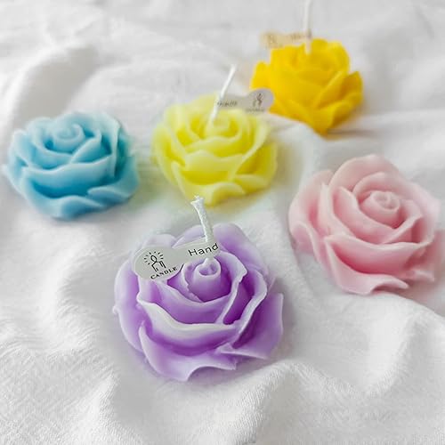 Miniatura 3 de Moldes de silicona de flores para fondant de flores de rosa, moldes de silicona para decoración de cupcakes, decoración de pasteles, caramelo de