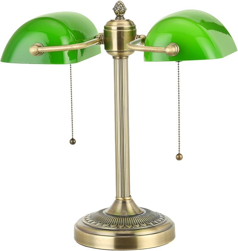 Newrays Double-Head Green Bankers Lamp — $133