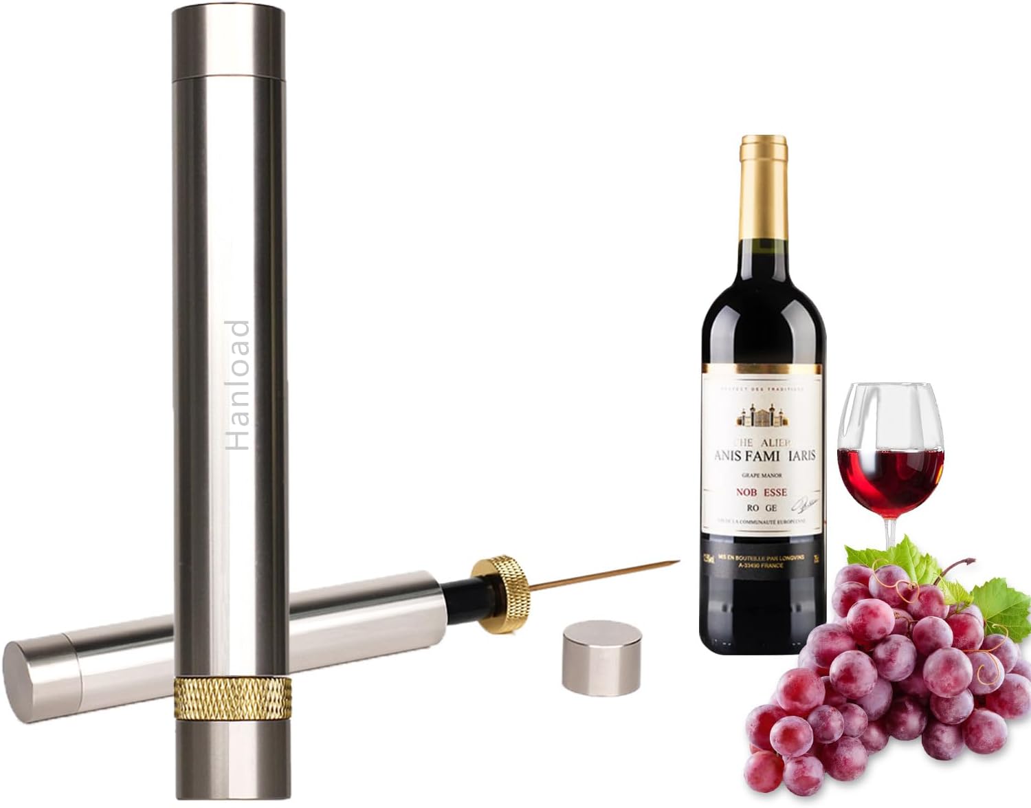 Hanload Air Pressure Wine Bottle Opener, Pocket Corkscrew