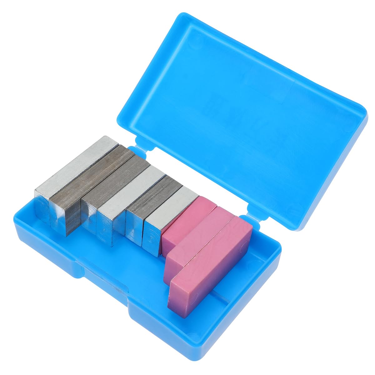 iplusmile 9pcs Laboratory Apparatus Iron Block Aluminum Block Density Block Cuboid Group Metal-picture-22