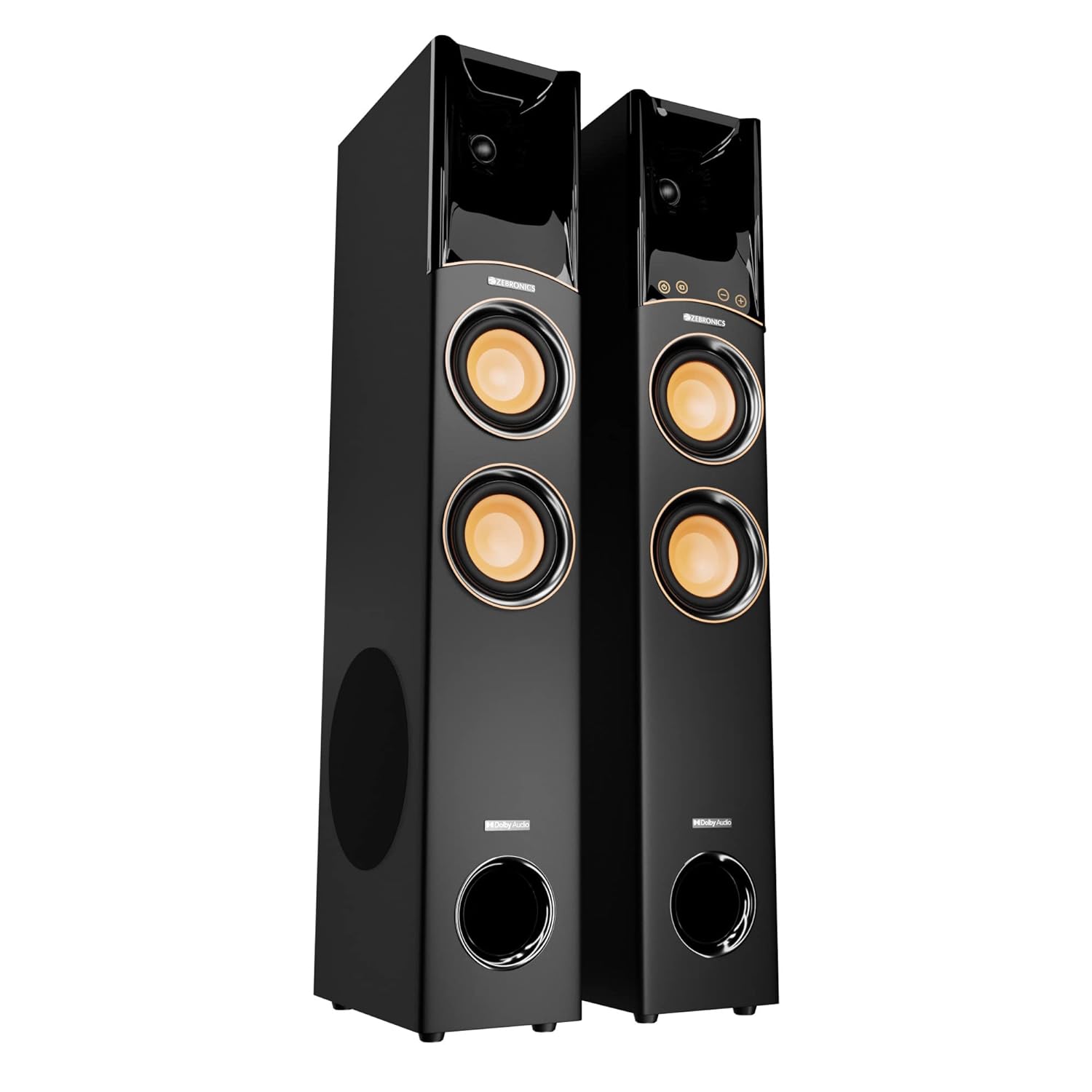 Zebronics Octave Dolby Tower Speaker with 340W RMS Power, Wireless mic