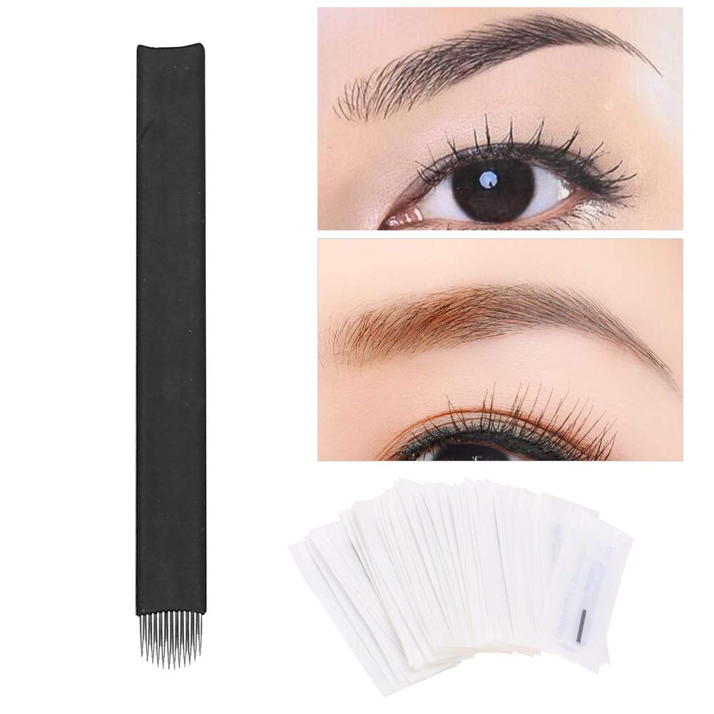 Amazon.co.jp: マイクロブレーディングニードル、50本手動眉アート