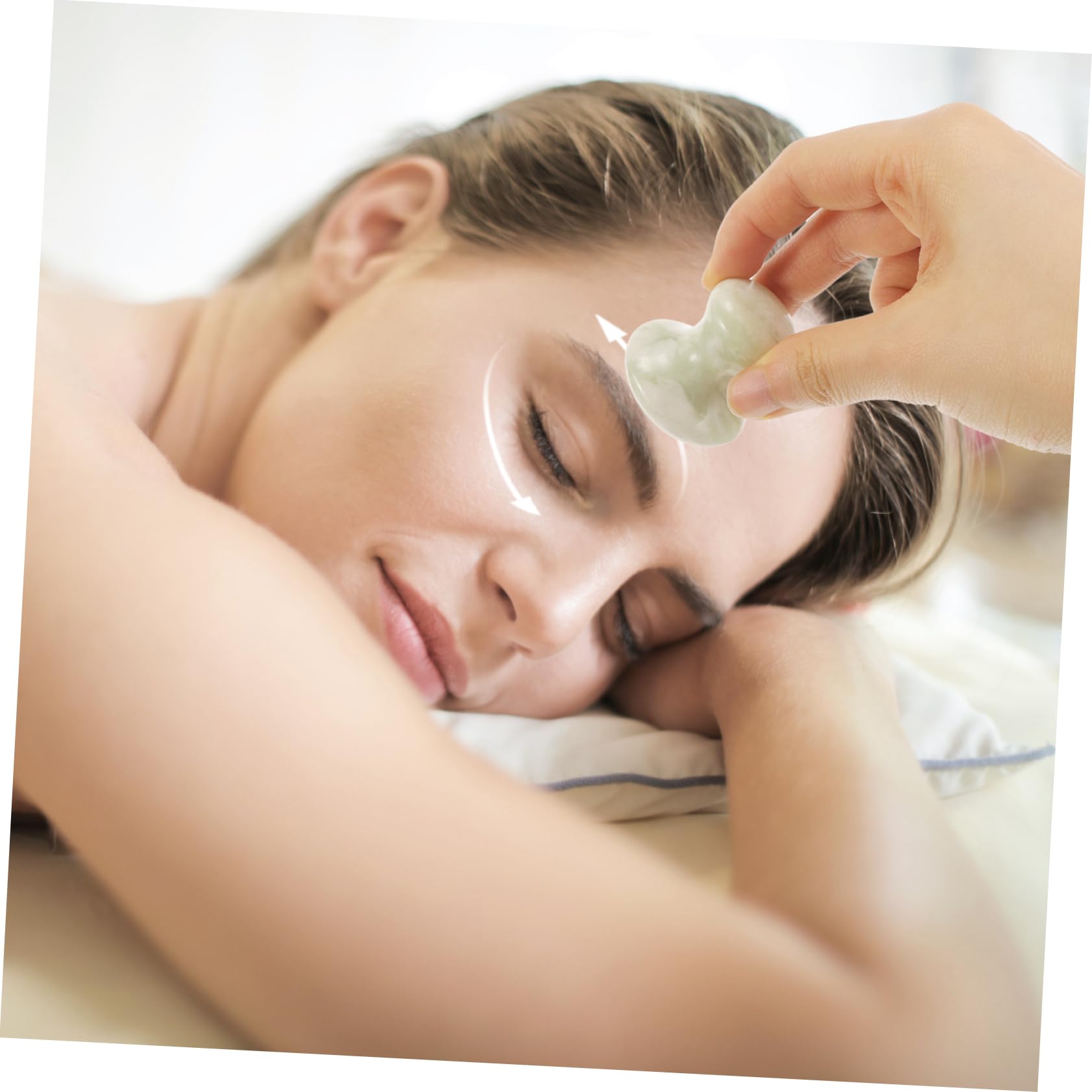 MAGICLULU 4 Piezas Masajeador Piedras En Forma Seta Las Herramientas Herramienta Cara Raspando Piedra Masajeador Facial Con Forma Seta Perder Jade Rostro