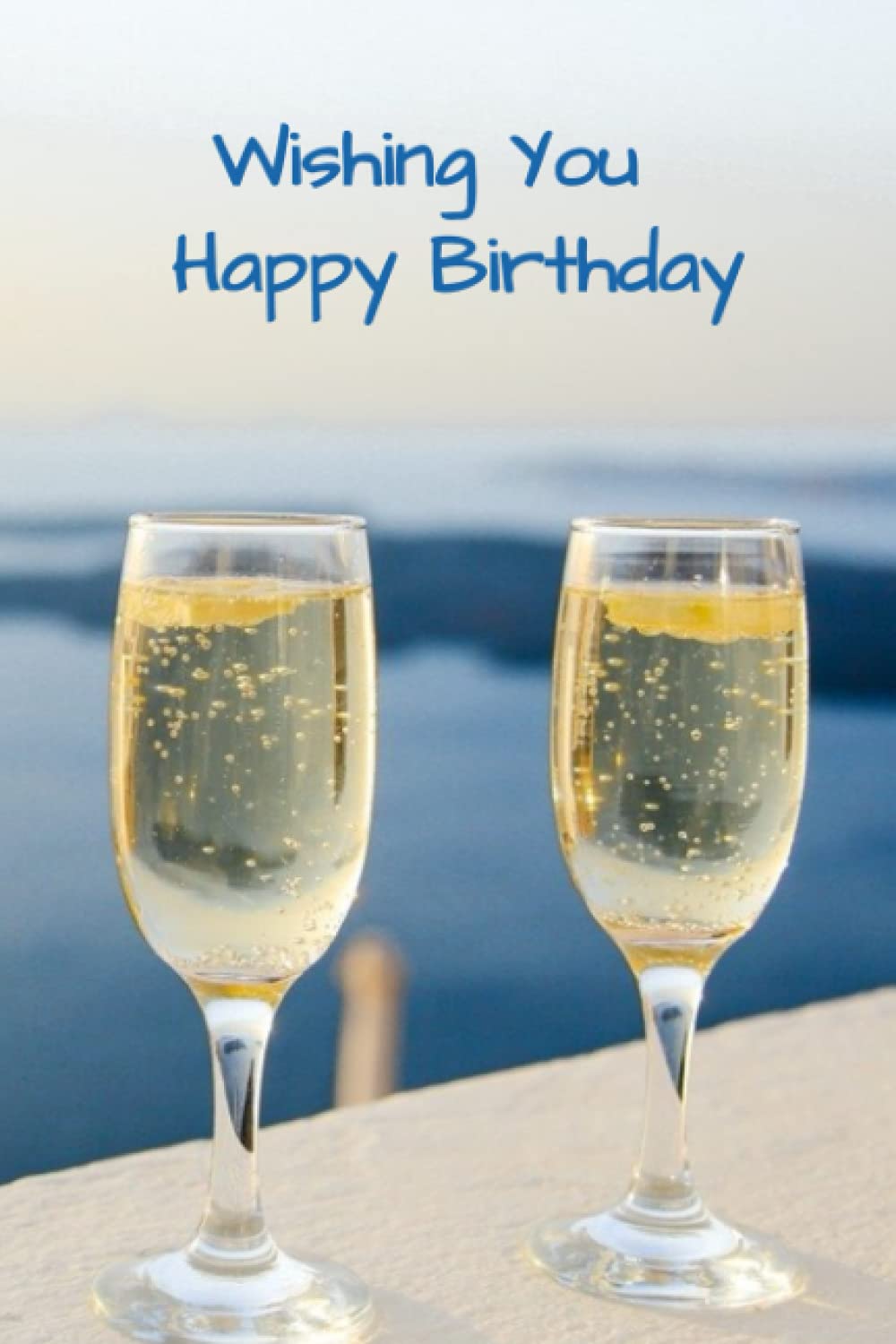 Wishing you Happy Birthday: As cheap as sending a nice card: no worries about a stamp. A lovely useful birthday gift/card. College ruled notebook 100 page